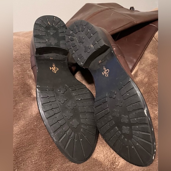 Cole Haan brown leather riding boots, womens size 10 - Picture 5 of 5